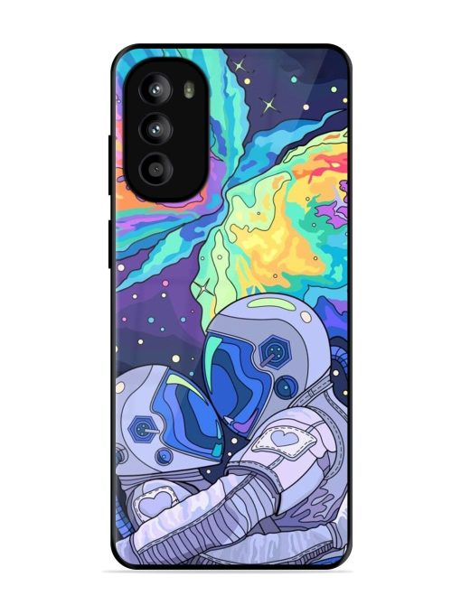 Cosmic Love Glossy Soft Edge Case for Motorola Moto G62 (5G) Chachhi