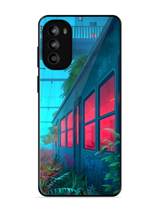 Urban Jungle Glossy Soft Edge Case for Motorola Moto G62 (5G) Chachhi