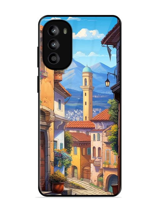 Tuscan Twilight Glossy Soft Edge Case for Motorola Moto G62 (5G) Chachhi