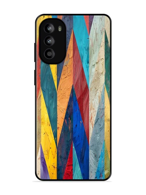 Abstract Tapestry Glossy Soft Edge Case for Motorola Moto G62 (5G) Chachhi