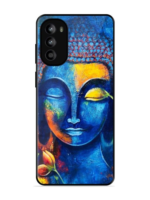 Enlightened Serenity Glossy Soft Edge Case for Motorola Moto G62 (5G) Chachhi