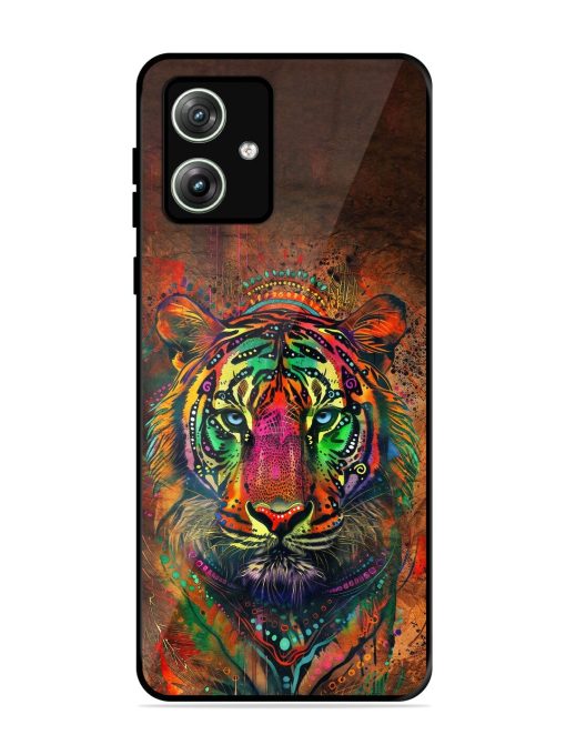 Cosmic Tiger Glossy Soft Edge Case for Motorola Moto G64 (5G) Chachhi