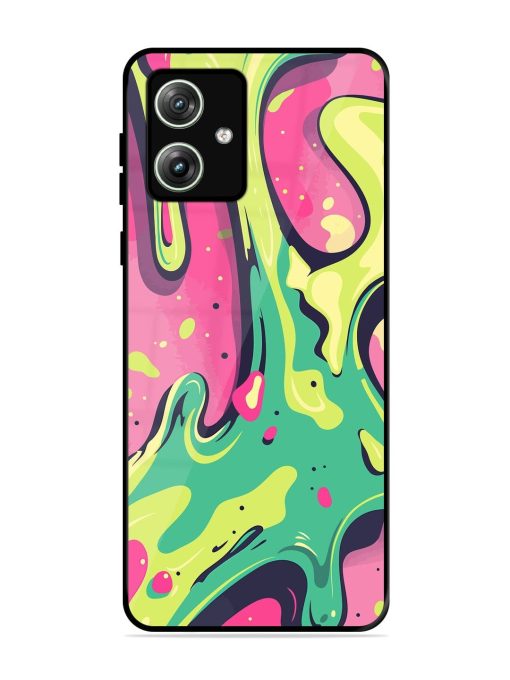 Gooey Grooves Glossy Soft Edge Case for Motorola Moto G64 (5G) Chachhi