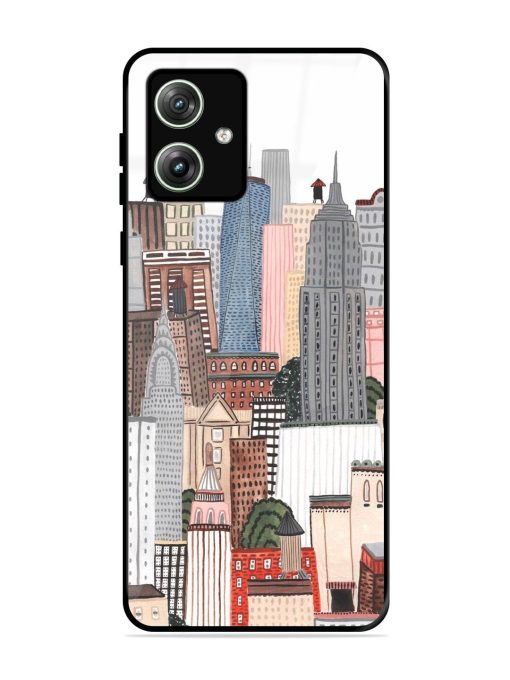 Cityscape Dreams Glossy Soft Edge Case for Motorola Moto G64 (5G) Chachhi