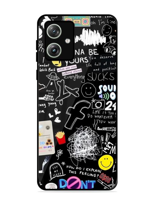 Doodle Diary Glossy Soft Edge Case for Motorola Moto G64 (5G) Chachhi