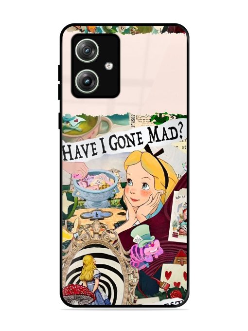 Mad Hatter'S Collage Glossy Soft Edge Case for Motorola Moto G64 (5G) Chachhi