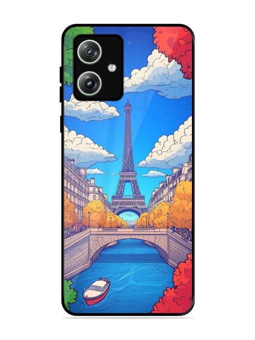 Parisian Panorama Glossy Soft Edge Case for Motorola Moto G64 (5G) Chachhi