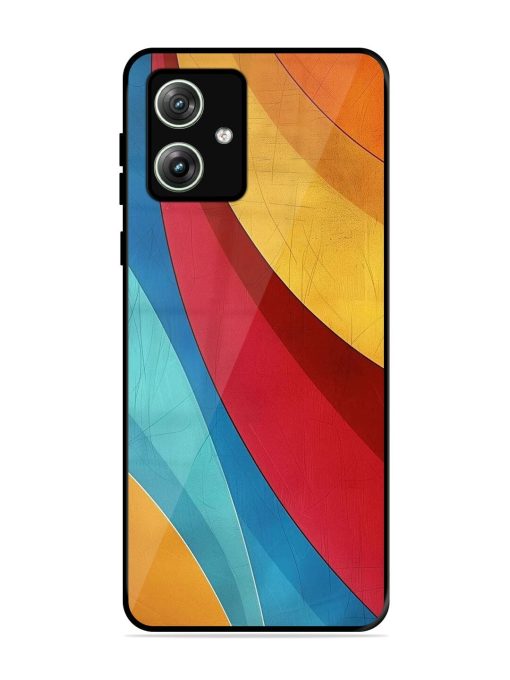 Curving Canvas Glossy Soft Edge Case for Motorola Moto G64 (5G) Chachhi