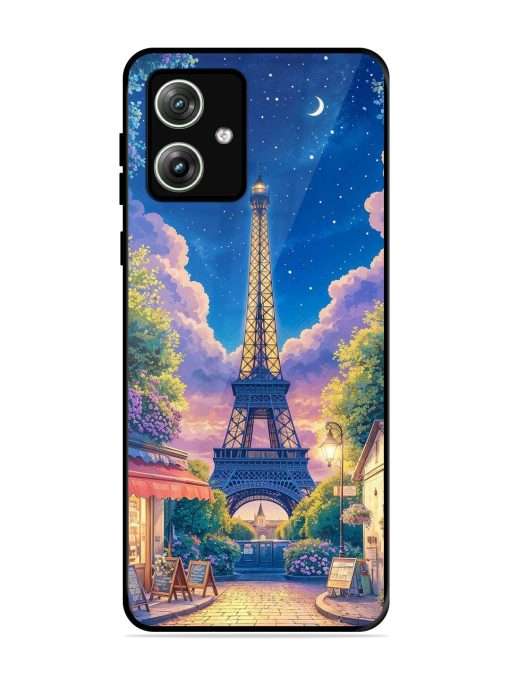 Twilight In Paris Glossy Soft Edge Case for Motorola Moto G64 (5G) Chachhi