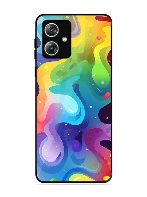 Rainbow River Glossy Soft Edge Case for Motorola Moto G64 (5G) Chachhi