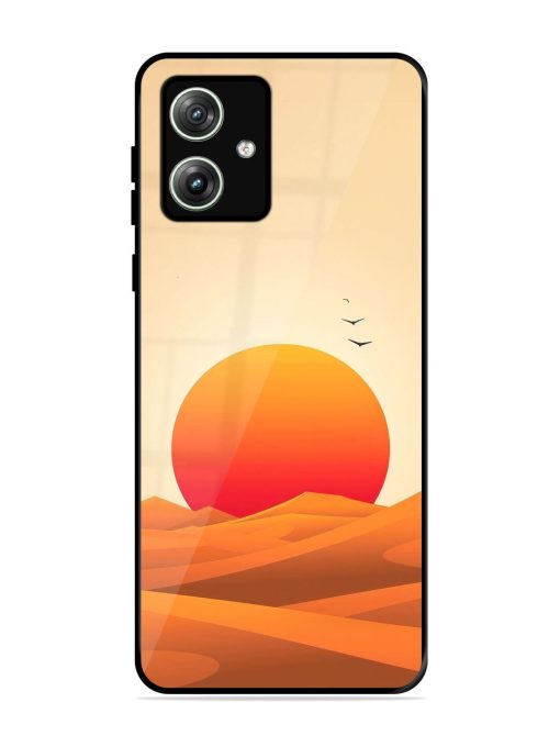 Desert Sunset Glossy Soft Edge Case for Motorola Moto G64 (5G) Chachhi