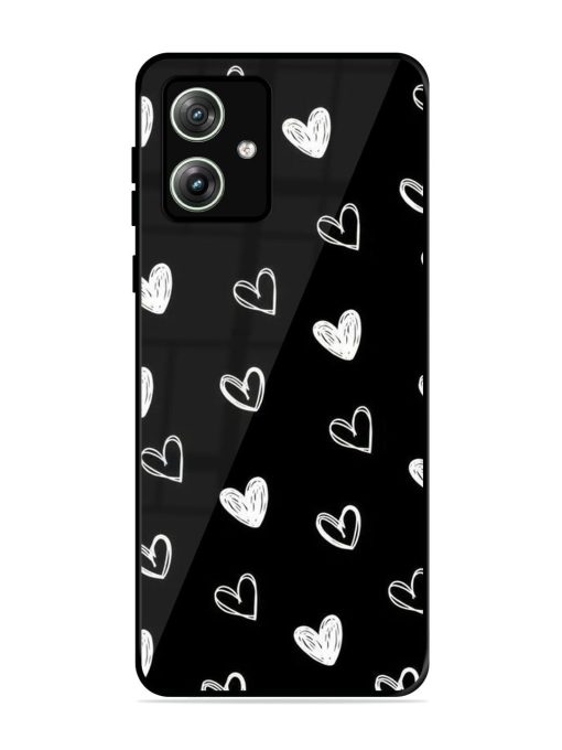 Scattered Hearts Glossy Soft Edge Case for Motorola Moto G64 (5G) Chachhi