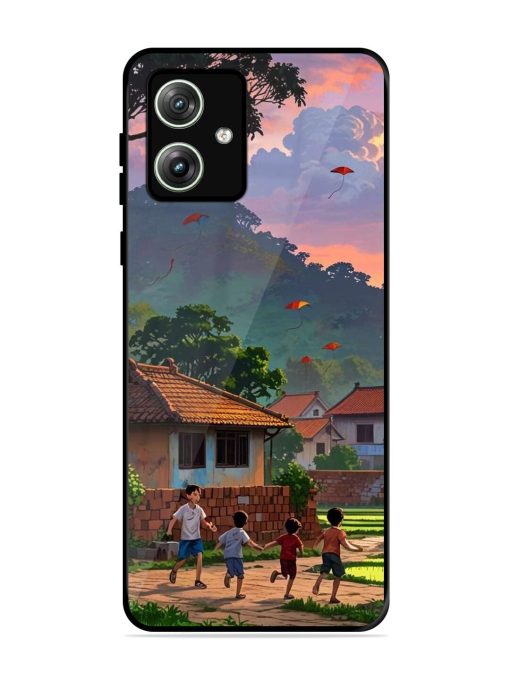 Sunset Play Glossy Soft Edge Case for Motorola Moto G64 (5G)