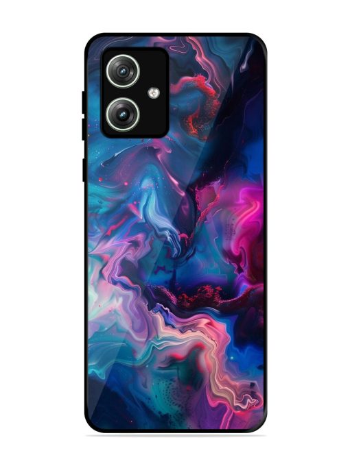 Cosmic Swirl Glossy Soft Edge Case for Motorola Moto G64 (5G) Chachhi