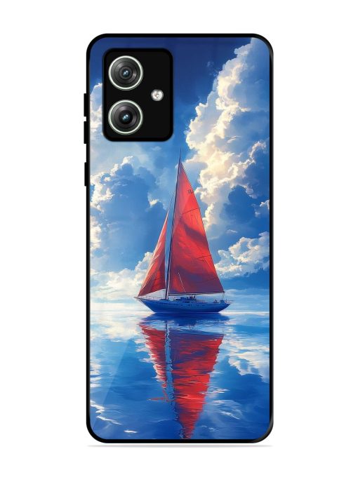 Crimson Sails Glossy Soft Edge Case for Motorola Moto G64 (5G) Chachhi