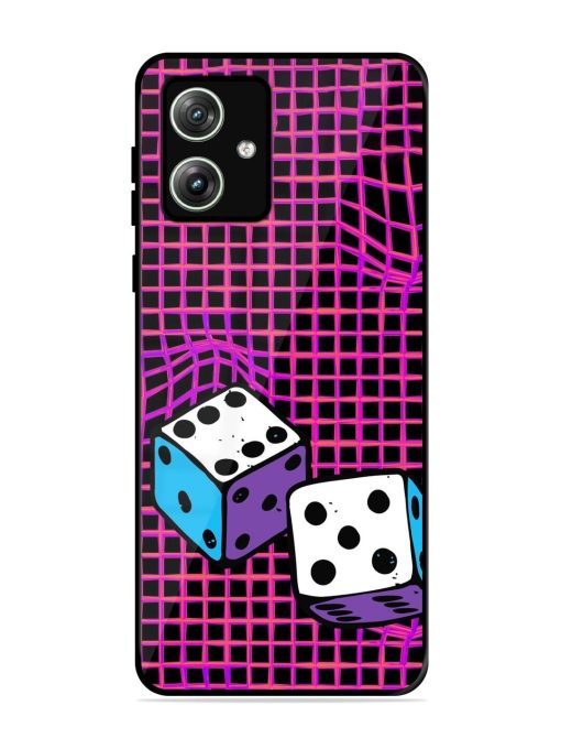 Glitched Dice Glossy Soft Edge Case for Motorola Moto G64 (5G) Chachhi