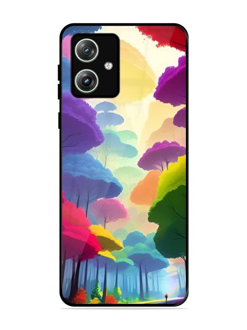 Rainbow Road Glossy Soft Edge Case for Motorola Moto G64 (5G) Chachhi