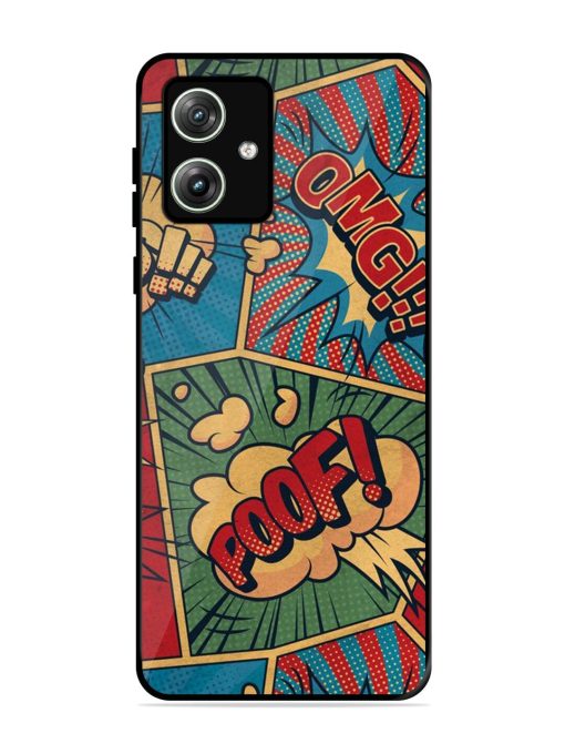 Comic Book Chaos Glossy Soft Edge Case for Motorola Moto G64 (5G)