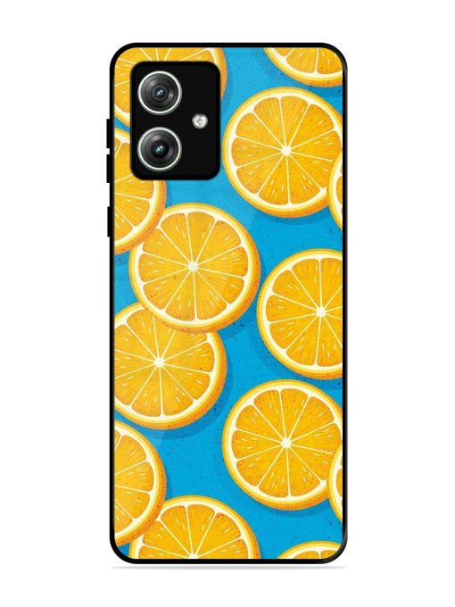 Citrus Symphony Glossy Soft Edge Case for Motorola Moto G64 (5G) Chachhi