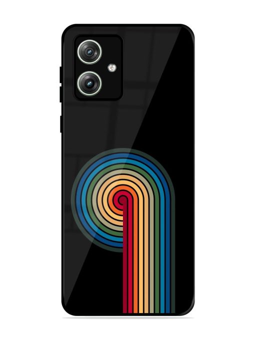 Rainbow Ripple Glossy Soft Edge Case for Motorola Moto G64 (5G) Chachhi