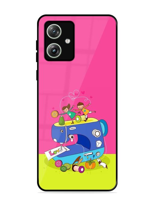 Sew Cute Glossy Soft Edge Case for Motorola Moto G64 (5G) Chachhi