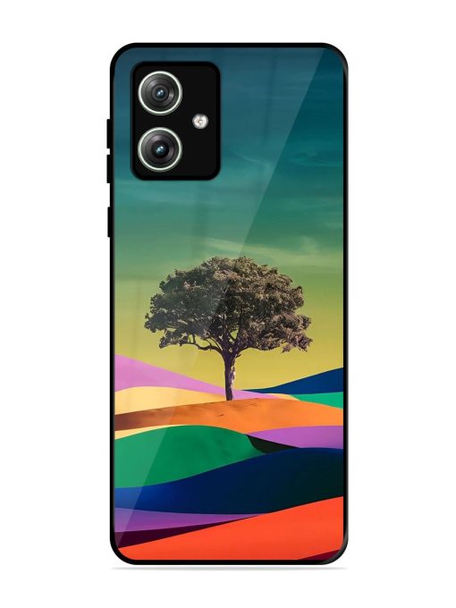 Rainbow'S Lone Sentinel Glossy Soft Edge Case for Motorola Moto G64 (5G) Chachhi