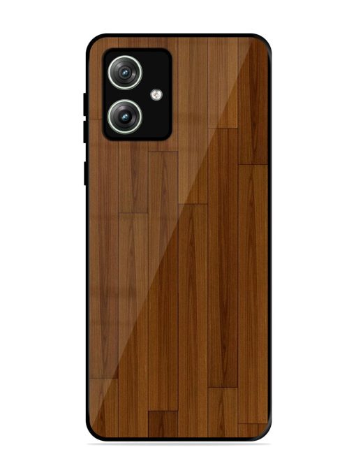 Warm Woodgrain Glossy Soft Edge Case for Motorola Moto G64 (5G) Chachhi