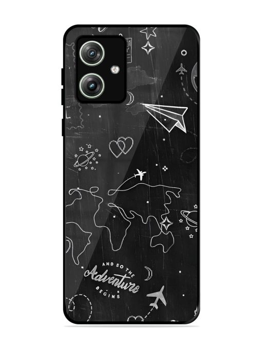 Wanderlust Sketchbook Glossy Soft Edge Case for Motorola Moto G64 (5G) Chachhi