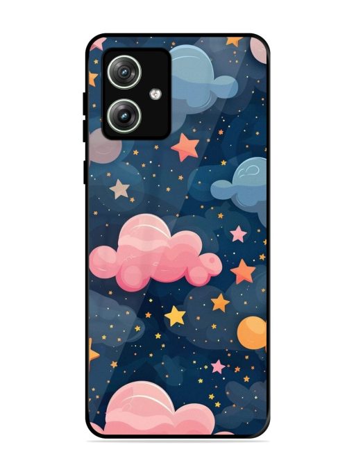 Twinkling Dreams Glossy Soft Edge Case for Motorola Moto G64 (5G) Chachhi