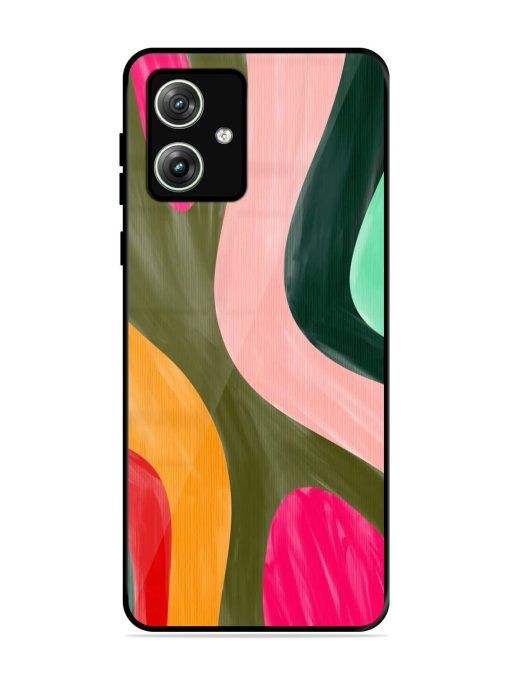 Wavy Wonderland Glossy Soft Edge Case for Motorola Moto G64 (5G) Chachhi