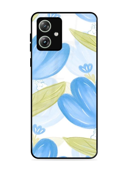 Bunny'S Blue Garden Glossy Soft Edge Case for Motorola Moto G64 (5G) Chachhi