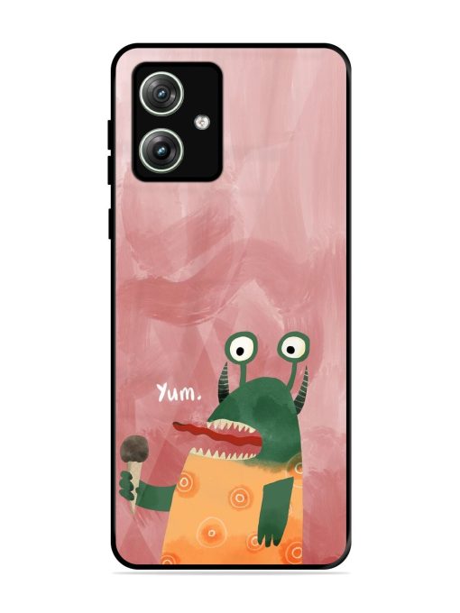 Hungry Monster Glossy Soft Edge Case for Motorola Moto G64 (5G) Chachhi