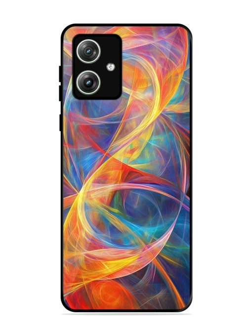 Cosmic Currents Glossy Soft Edge Case for Motorola Moto G64 (5G) Chachhi