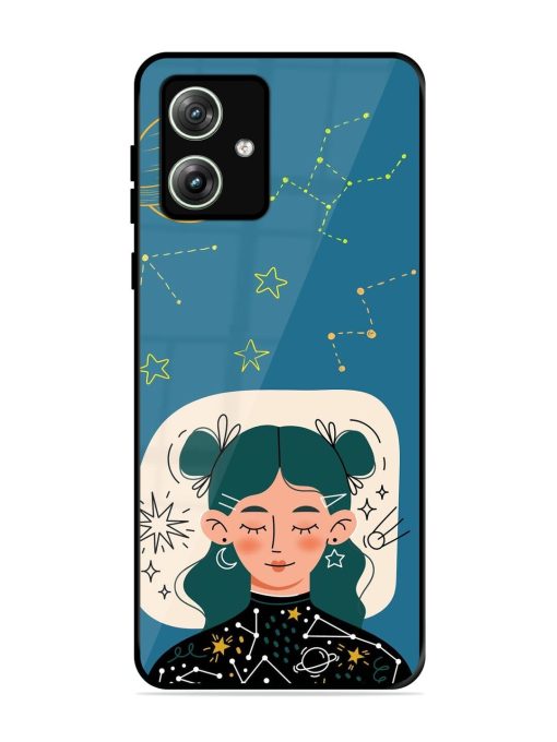 Cosmic Daydreamer Glossy Soft Edge Case for Motorola Moto G64 (5G) Chachhi