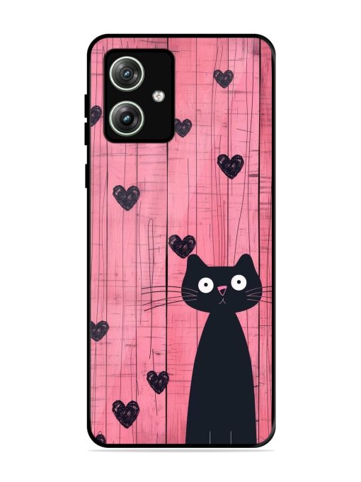 Feline Valentine'S Day Glossy Soft Edge Case for Motorola Moto G64 (5G) Chachhi