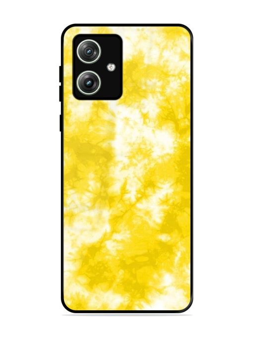 Golden Tie-Dye Twirl Glossy Soft Edge Case for Motorola Moto G64 (5G) Chachhi