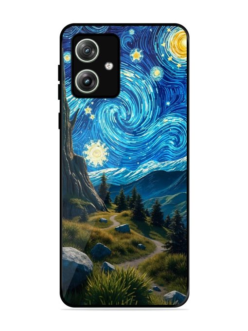 Starry Night In The Shire Glossy Soft Edge Case for Motorola Moto G64 (5G) Chachhi