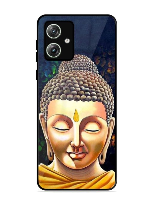 Buddha Face Glossy Soft Edge Case for Motorola Moto G64 (5G) Chachhi