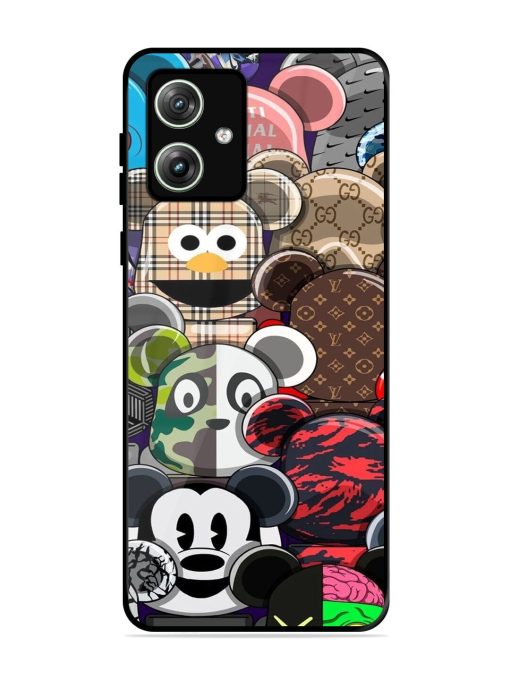 Streetwear Bearbrick Extravaganza Glossy Soft Edge Case for Motorola Moto G64 (5G) Chachhi