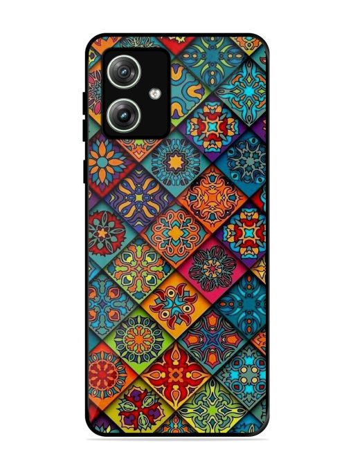 Patchwork Mandala Mosaic Glossy Soft Edge Case for Motorola Moto G64 (5G) Chachhi