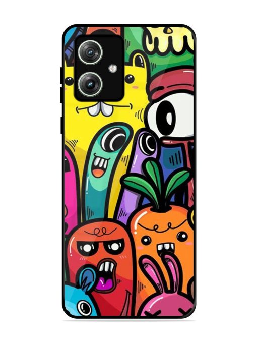 Whimsical Doodle Chaos Glossy Soft Edge Case for Motorola Moto G64 (5G) Chachhi