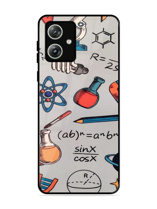 Science Doodle Delight Glossy Soft Edge Case for Motorola Moto G64 (5G) Chachhi