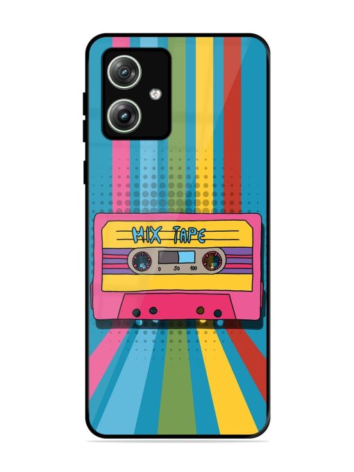 Retro Cassette Tapes Glossy Soft Edge Case for Motorola Moto G64 (5G) Chachhi