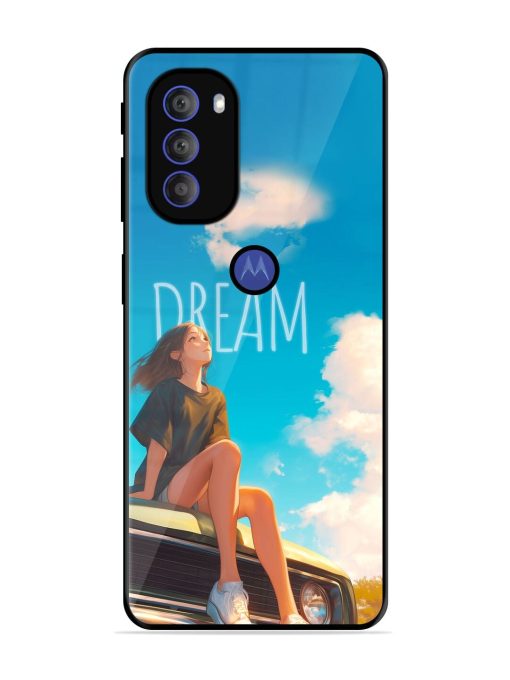 Girly Dream Art Glossy Soft Edge Case for Motorola Moto G71 (5G) Chachhi