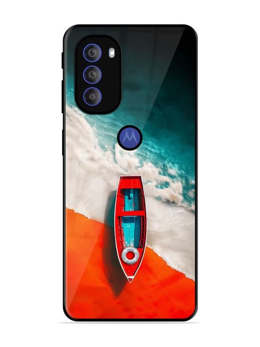 Crimson Tide Glossy Soft Edge Case for Motorola Moto G71 (5G) Chachhi