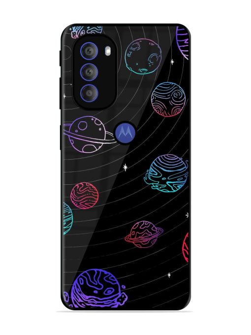 Cosmic Ballet Glossy Soft Edge Case for Motorola Moto G71 (5G) Chachhi