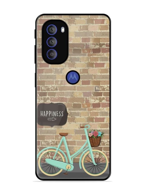 Pedaling Towards Happiness Glossy Soft Edge Case for Motorola Moto G71 (5G) Chachhi