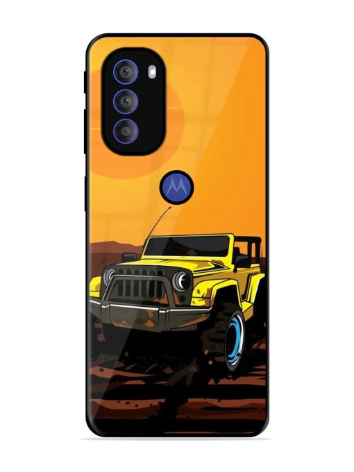 Sunset Cruise Glossy Soft Edge Case for Motorola Moto G71 (5G) Chachhi