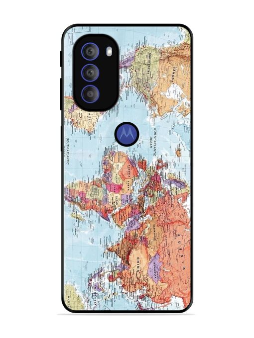 Our Blue Marble Glossy Soft Edge Case for Motorola Moto G71 (5G) Chachhi