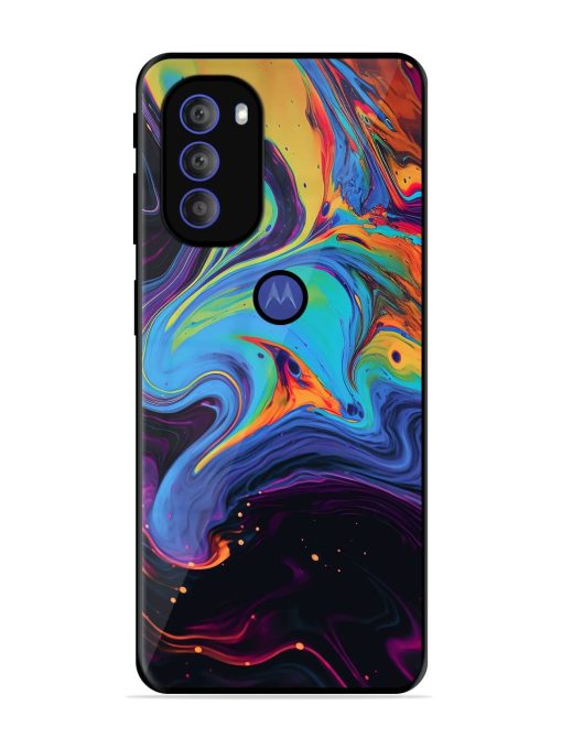 Liquid Dreamscape Glossy Soft Edge Case for Motorola Moto G71 (5G) Chachhi